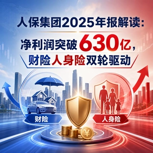 人保集团2025年报解读：净利润突破630亿，财险人身险双轮驱动